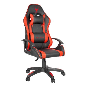 Sedia da gioco VARR Zolder nero/rosso