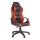 Sedia da gioco VARR Zolder nero/rosso