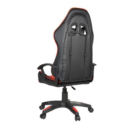 Sedia da gioco VARR Zolder nero/rosso