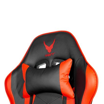Sedia da gioco VARR Zolder nero/rosso