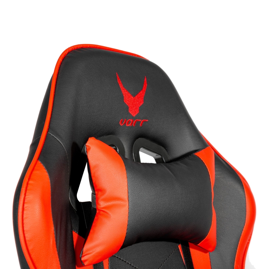 Sedia da gioco VARR Zolder nero/rosso