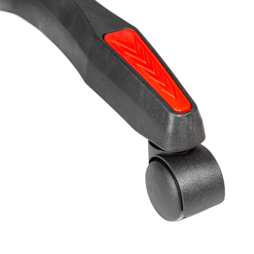 Sedia da gioco VARR Zolder nero/rosso