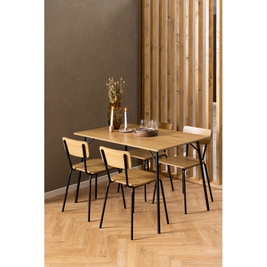 Sedia da pranzo CARYS 1 pz quercia