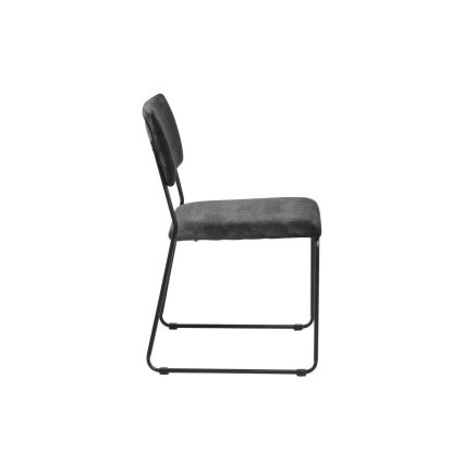 Sedia da pranzo COLE 1 pz grigio scuro