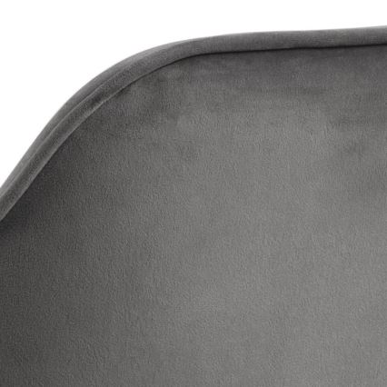 Sedia da pranzo con braccioli AYLIN 1 pz grigio scuro