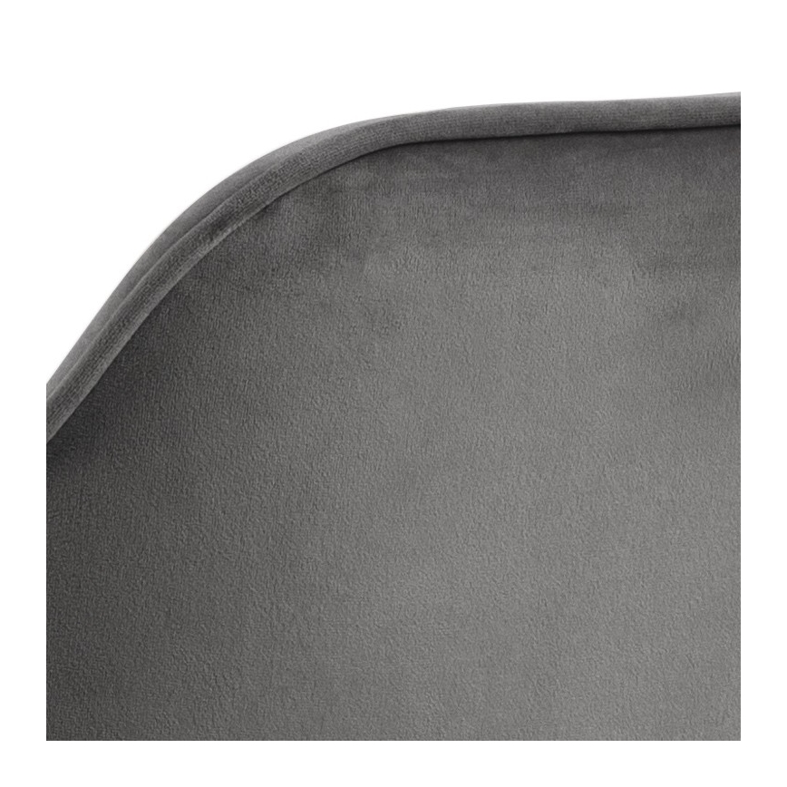 Sedia da pranzo con braccioli AYLIN 1 pz grigio scuro
