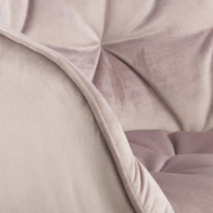 Sedia da pranzo con braccioli AYLIN 1 pz rosa