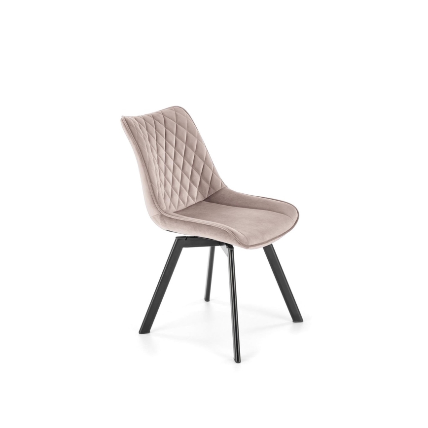 Sedia da pranzo girevole OMBRA 1 pezzo beige