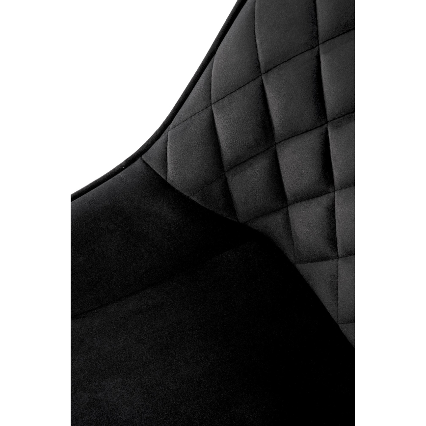 Sedia da pranzo girevole OMBRA 1 pz nera