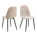 Sedia da pranzo KAIA 1 pz beige