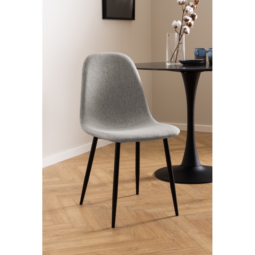 Sedia da pranzo KAIA 1 pz grigio chiaro