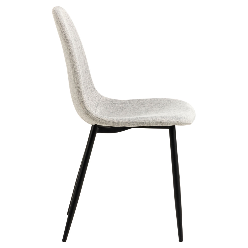 Sedia da pranzo KAIA 1 pz grigio chiaro