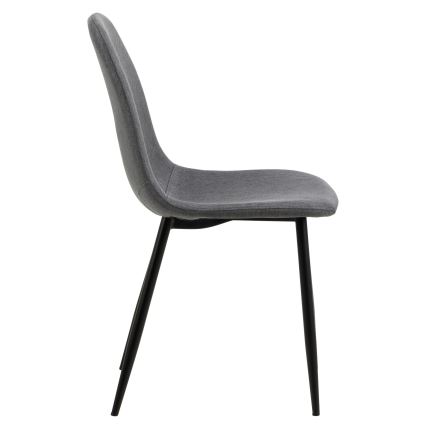 Sedia da pranzo KAIA 1 pz grigio scuro