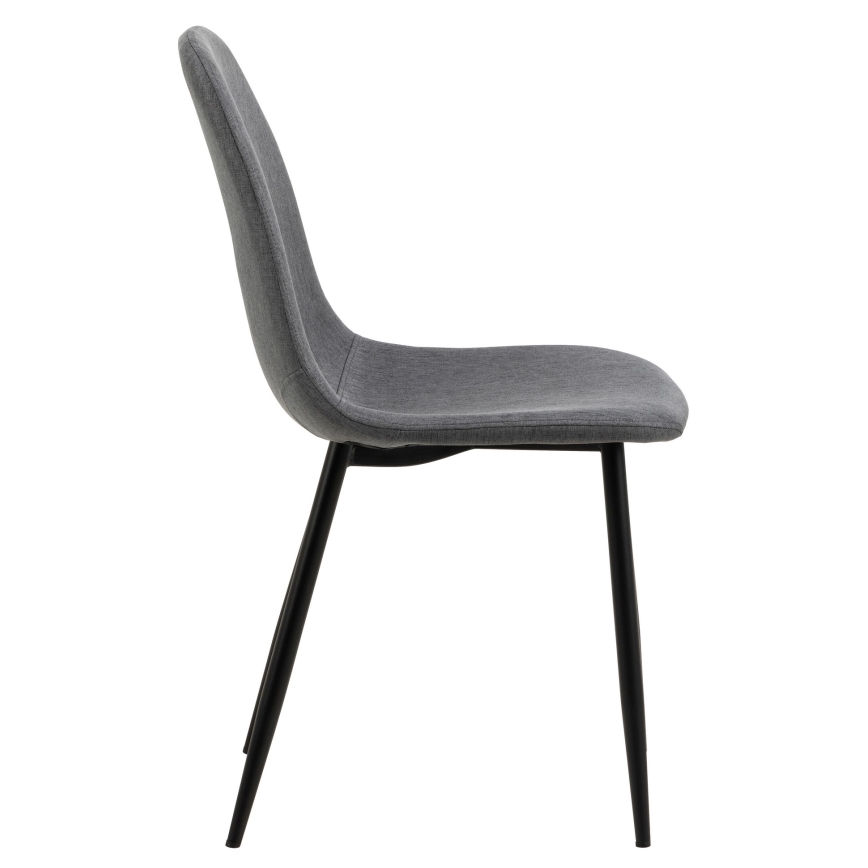 Sedia da pranzo KAIA 1 pz grigio scuro