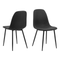 Sedia da pranzo KAIA 1 pz nero