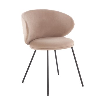 Sedia da pranzo ORBIS 1 pezzo beige