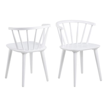 Sedia da pranzo RUBY 1 pz bianco