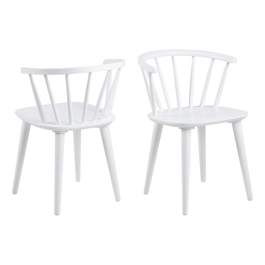 Sedia da pranzo RUBY 1 pz bianco