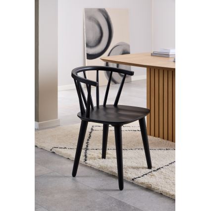 Sedia da pranzo RUBY 1 pz nero