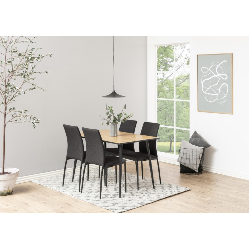 Sedia da pranzo Sorin 1 pz grigio