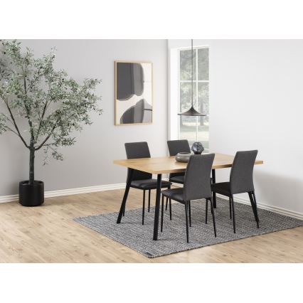 Sedia da pranzo Sorin 1 pz grigio