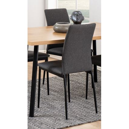 Sedia da pranzo Sorin 1 pz grigio