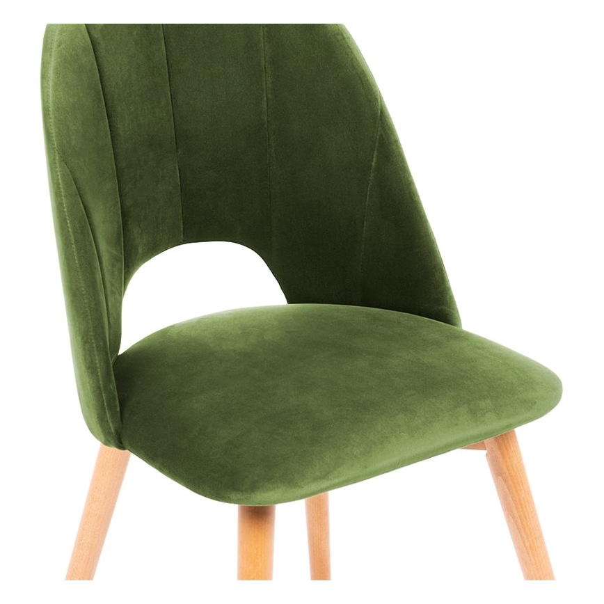 Sedia da pranzo TINO 86x48 cm luce verde/faggio