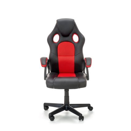 Sedia da ufficio KENU nera/rossa