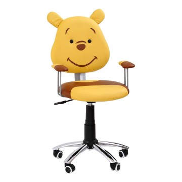 Sedia da ufficio TEDDY marrone/giallo