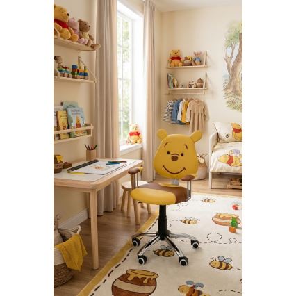 Sedia da ufficio TEDDY marrone/giallo