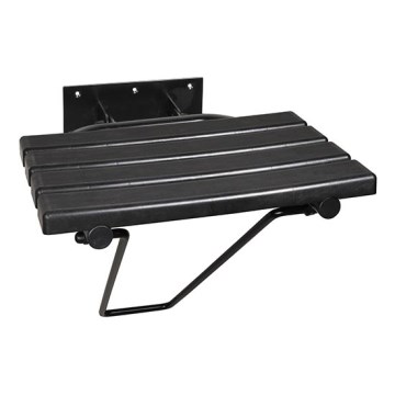 Sedile per doccia 44 x 46 cm, nero