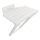 Sedile per doccia 44x46 cm bianco