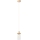 Seil-Hängeleuchte WOODNEST 1xE27/15W/230V Kiefer/Creme