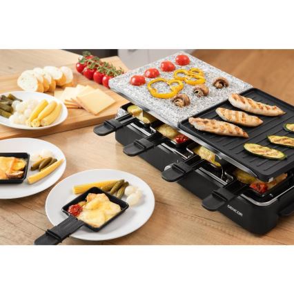Sencor - Appareil à raclette avec accessoires 1400W/230V