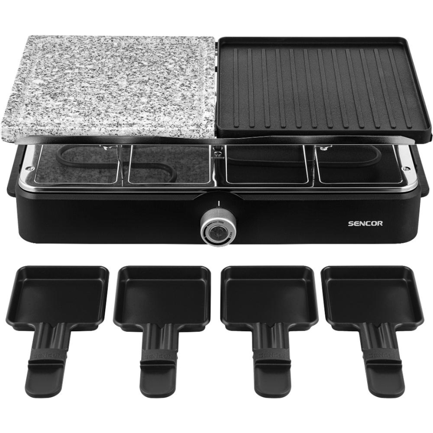 Sencor - Appareil à raclette avec accessoires 1400W/230V