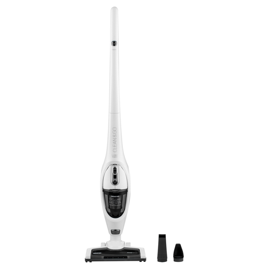 Sencor - Aspirapolvere a batteria 2in1 con spazzola elettrica 2200 mAh