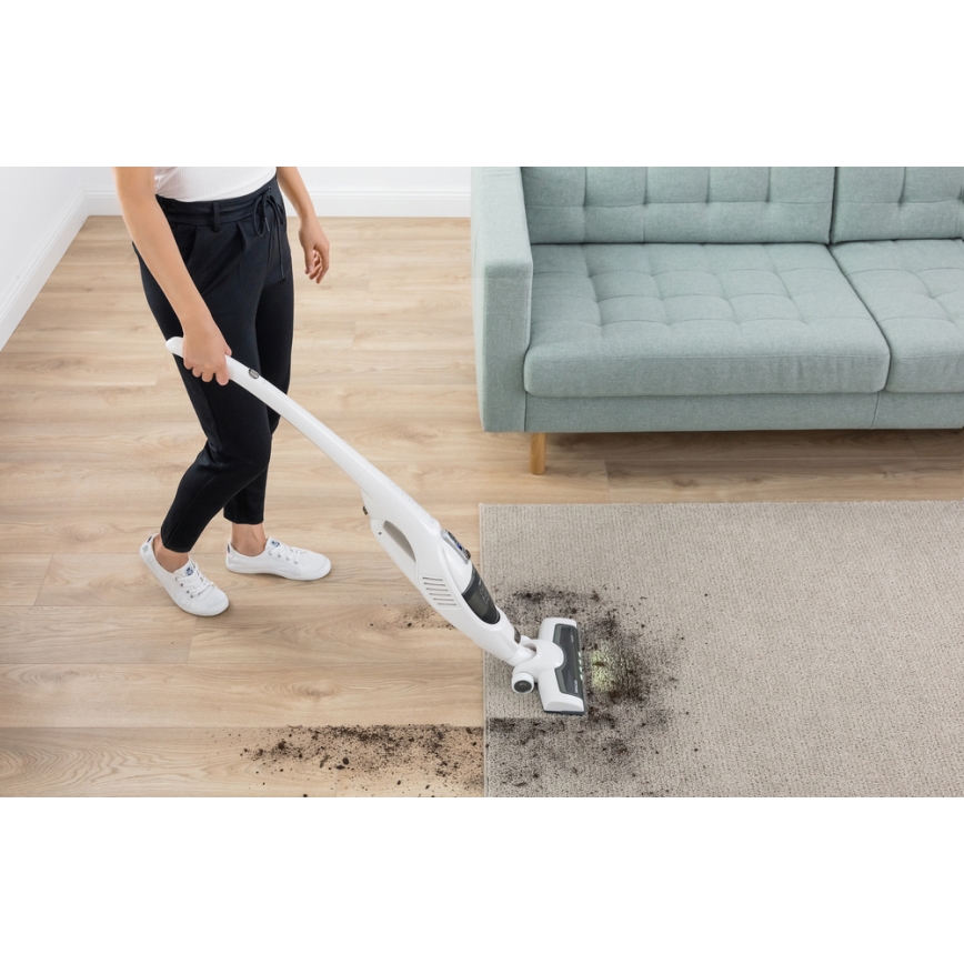 Sencor - Aspirapolvere a batteria 2in1 con spazzola elettrica 2200 mAh