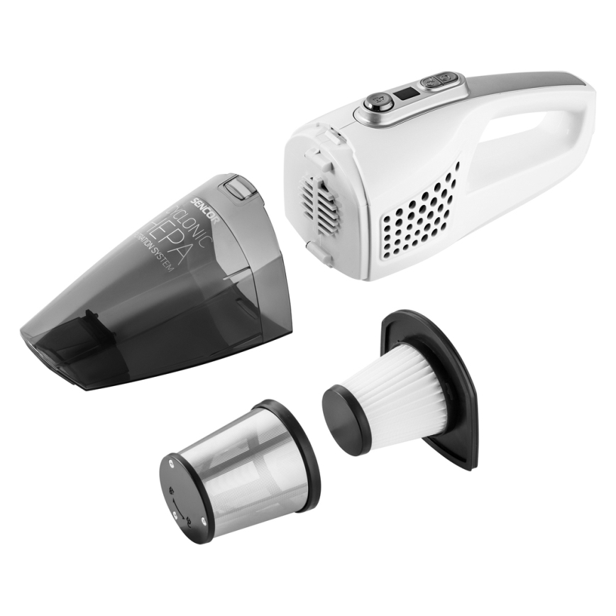 Sencor - Aspirapolvere a batteria 2in1 con spazzola elettrica 2200 mAh