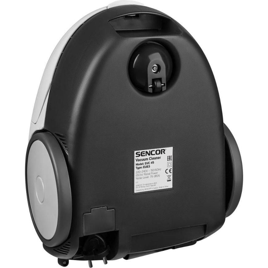 Sencor - Aspirapolvere a sacchetto 1,5 l 850W/230V bianco
