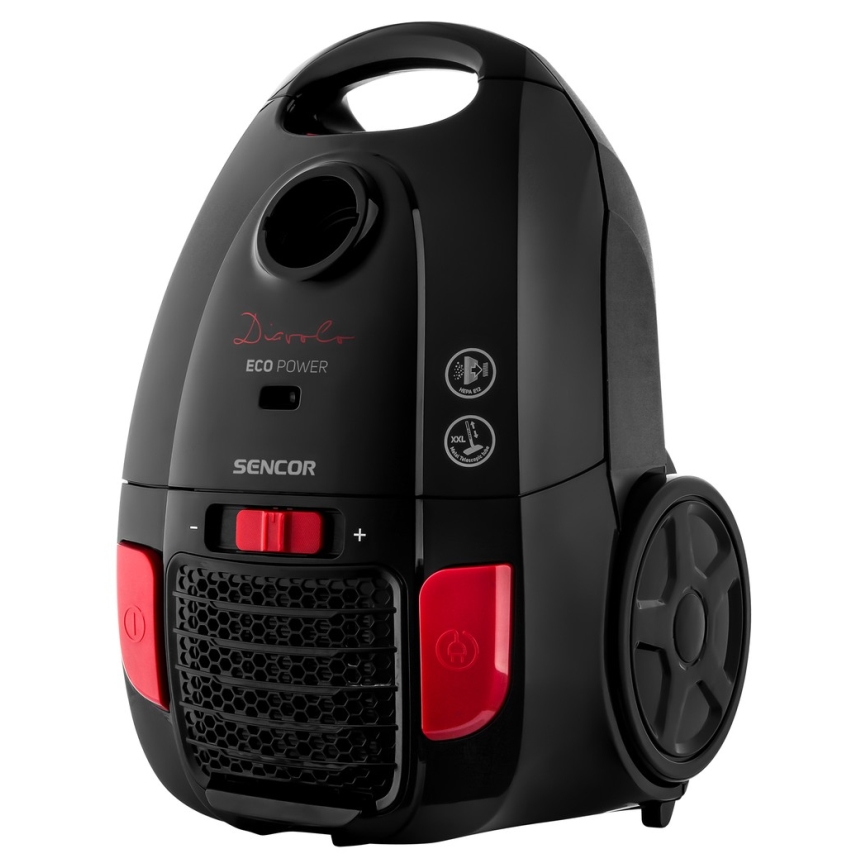 Sencor - Aspirateur avec sac 3 l 700W/230V noir/rouge