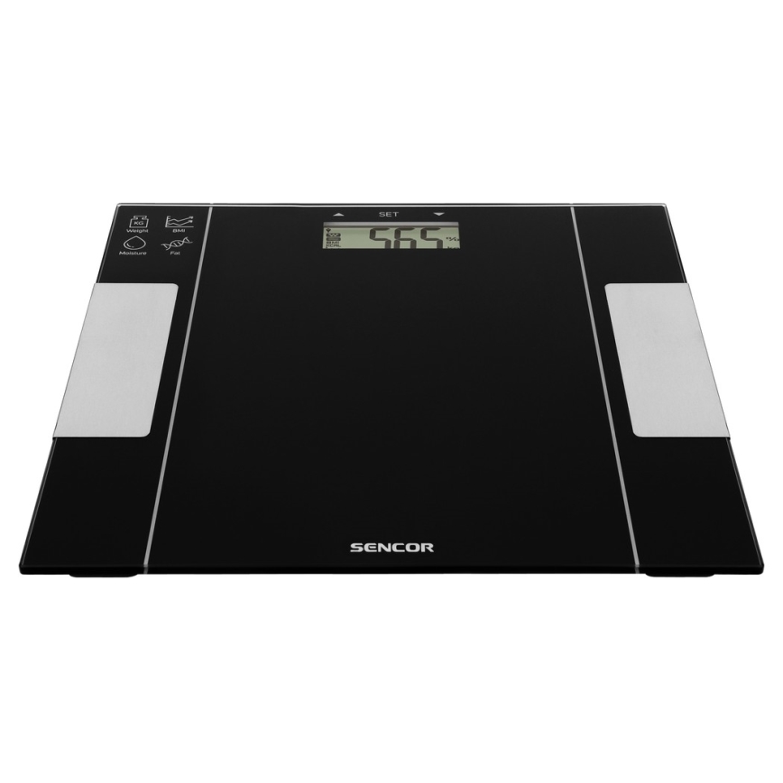 Sencor - Balance fitness intelligente 1xCR2032 noire