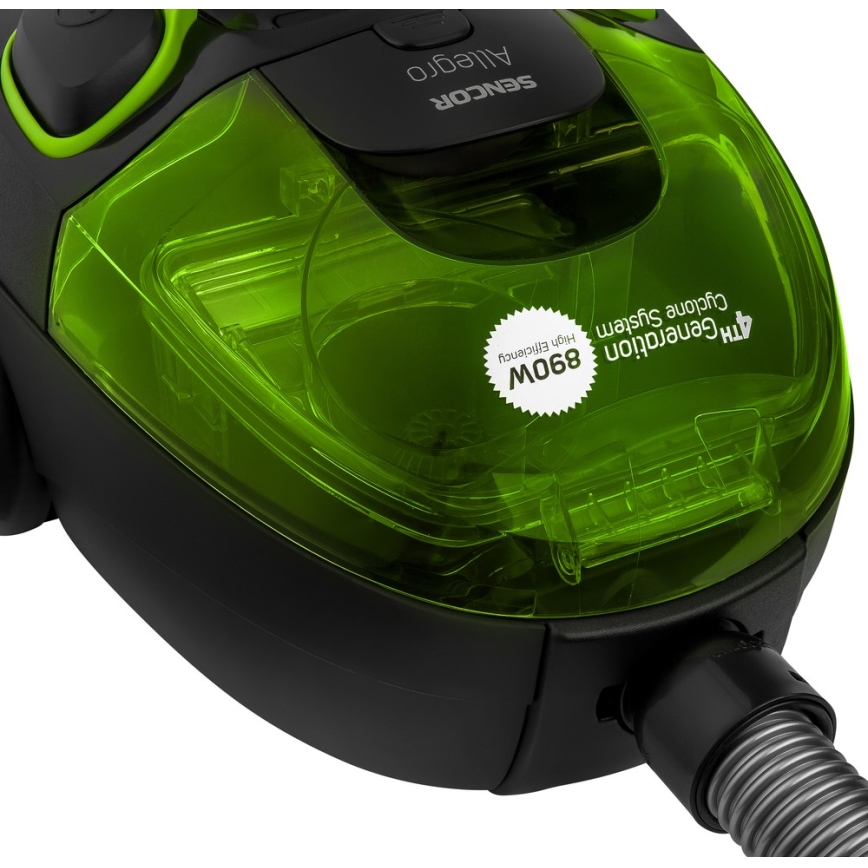 Sencor - Beutelloser Staubsauger 1,5 l 890W/230V grün/schwarz