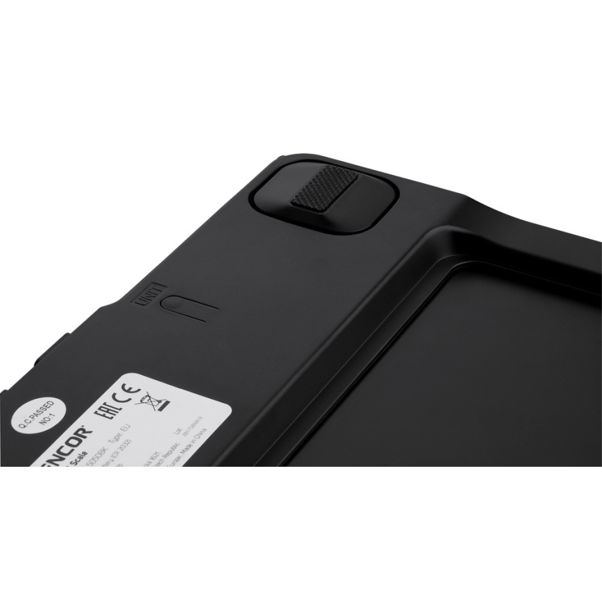 Sencor - Bilancia fitness personale intelligente 1xCR2032 nero