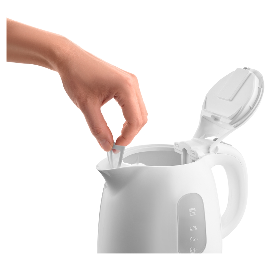 Sencor - Bollitore 1 l 1100W/230V bianco/rosa