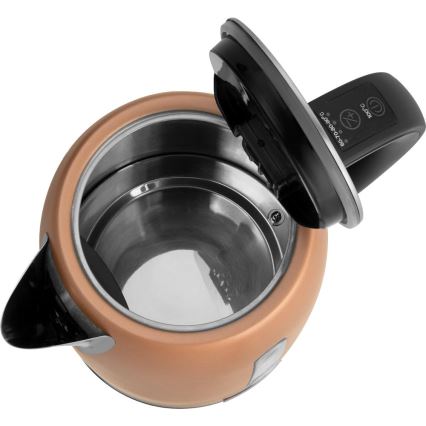 Sencor - Bollitore elettrico con regolazione della temperatura 1,7 l 2150W/230V color rame