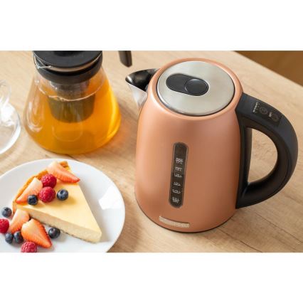 Sencor - Bouilloire électrique à chauffe rapide avec régulation de la température 1,7 l 2150W/230V cuivrée