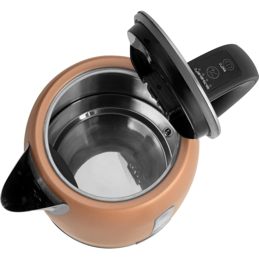 Sencor - Bouilloire électrique à chauffe rapide avec régulation de la température 1,7 l 2150W/230V cuivrée