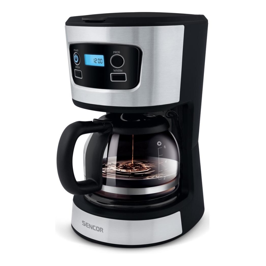 Sencor - Cafetière à filtre avec écran LCD 700W/230V