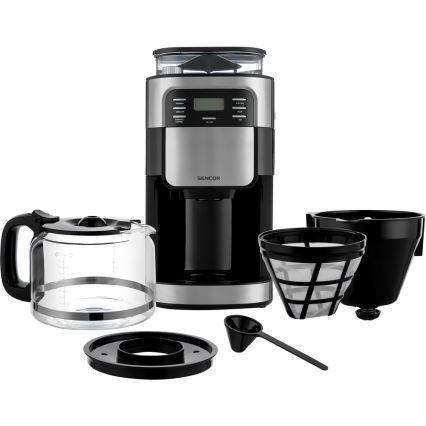 Sencor - Caffettiera a goccia 1,5 l con display LCD 900W/230V