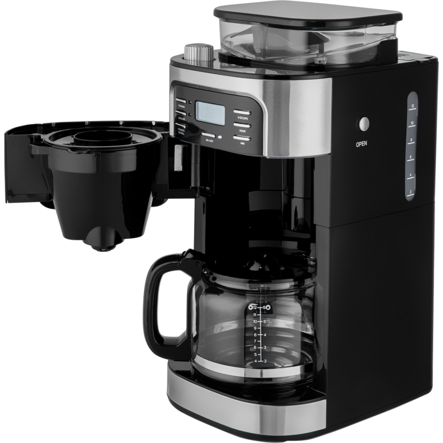 Sencor - Caffettiera a goccia 1,5 l con display LCD 900W/230V